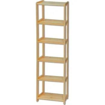 Knihovna ImportWorld Regál Nerida masiv - šířka 50 cm (Barva dřeva: Ořech)