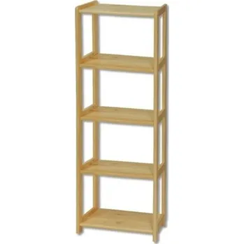 Knihovna ImportWorld Regál Audra masiv - šířka 70 cm (Barva dřeva: Ořech)