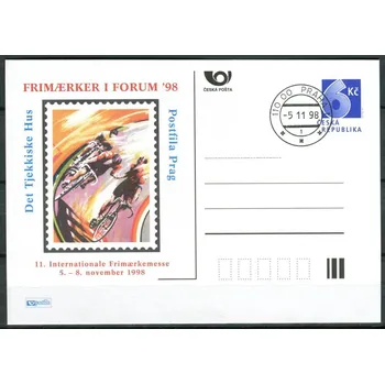Poštovní známka Česká pošta (1998) CDV 32 O - P 41 - Forum 98 - razítko