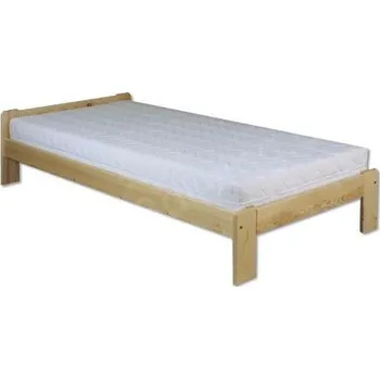 Postel ImportWorld Dřevěná postel 80x200 Amanda (Barva dřeva: Šedá)