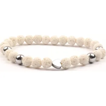 Náramek Moni - dámský náramek láva hematit