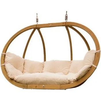 Zahradní houpačka ImportWorld Závěsná zahradní houpačka Raina v120 x š175 cm (Barva: Ecru)