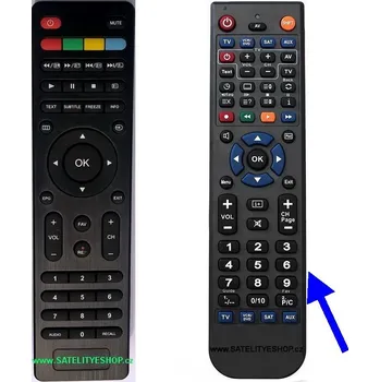 TOSHIBA CT-RC1EU-15 dálkový ovladač náhradní