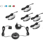 ImportWorld Osvětlení 5 LED Callisto (Barva: Bílá)