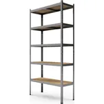 ImportWorld Kovový regál Standard II. 200x110x40 cm - 5 polic