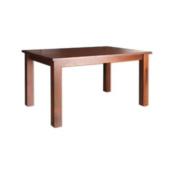 ImportWorld Jídelní stůl Branden S120 masiv buk (Barva dřeva: Buk přírodní, Provedení: Hrana - s3)