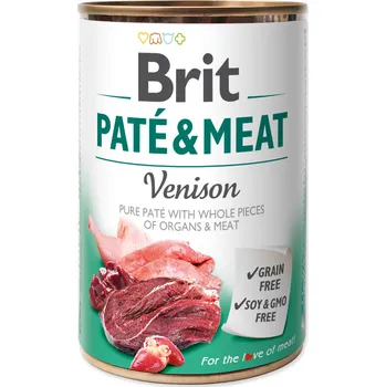 Krmivo pro psa Brit Paté & Meat Venison 400 g