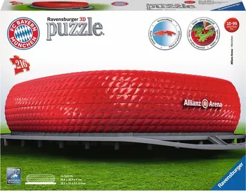 3D puzzle Ravensburger 3D Allianz Arena, Mnichov 216 dílků