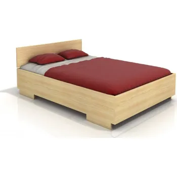 Postel ImportWorld Postel Erna High Long 140x220 cm, borovice masiv (Barva dřeva: Ořech, Rošt varianta: Lamelový rošt)