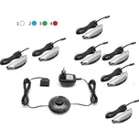 ImportWorld Osvětlení 7 LED Callisto (Barva: Červená)