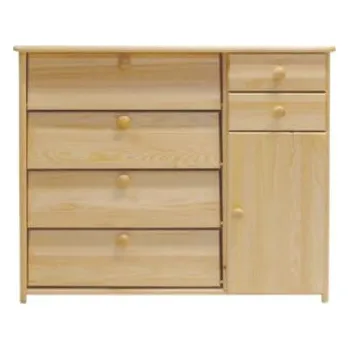 ImportWorld Botník Jindřiška - v80 x š90 x h40 cm (Barva dřeva: Bílá)