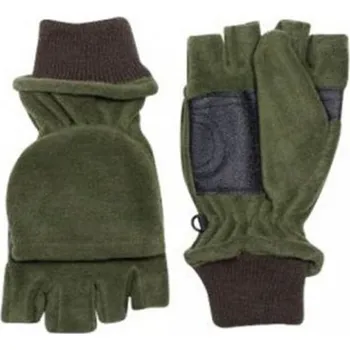 Rukavice Rukavice fleece SHOOTERS kombi ZELENÉ XL