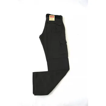 Kalhoty Wrangler Twill Cargo s opaskem - tmavě šedé Velikost: 38x32