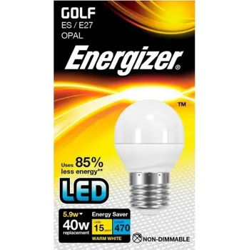 Žárovka Energizer Globe 5,9W E27 teplá bílá