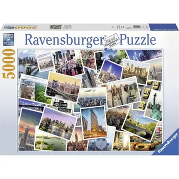 Puzzle Ravensburger New York nikdy nespí 5000 dílků