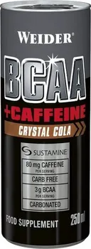 Aminokyselina Weider BCAA + Caffeine drink 250 ml