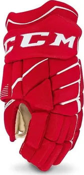 Hokejové rukavice CCM Jetspeed FT370 JR červená/bílá 10"