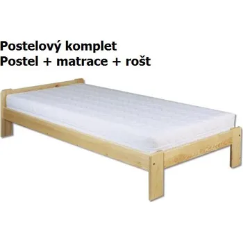 Matrace ImportWorld Postelový komplet Jenda 90x200 s pěnovou matrací 14cm