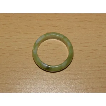Drahý kámen Jadeit - Prstýnek - průměr 20 mm - kp64
