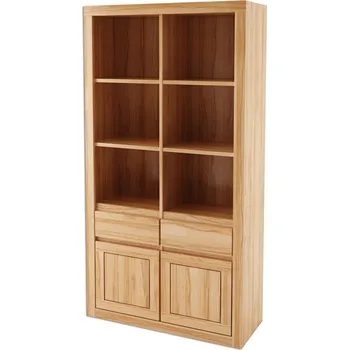 Obývací pokoj ImportWorld Vitrína Leonora masiv buk v190 x š100 x h41 cm (Barva dřeva: Koniak)