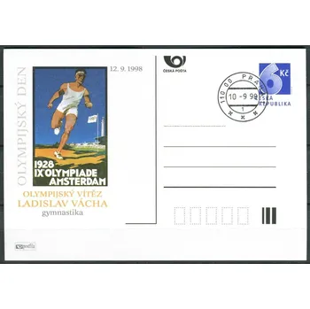 Poštovní známka Česká pošta (1998) CDV 32 O - P 37 - Olympijský den - razítko