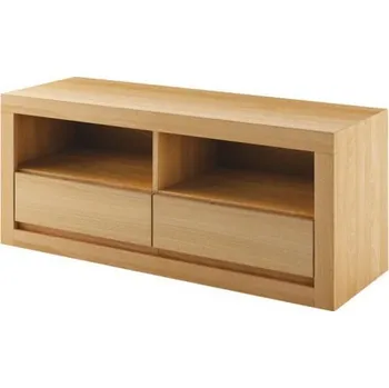 Jídelní stůl ImportWorld TV stolek Corbin masiv dub v50 x š120 x h41 cm (Barva dřeva: Dub přírodní)