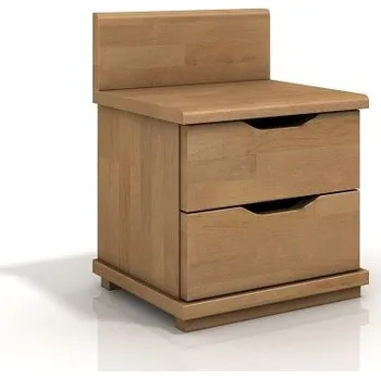 ImportWorld Noční stolek Gertrud High 2S, buk masiv (Barva dřeva: Dub)