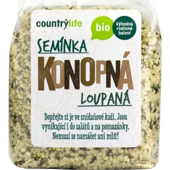 Country Life Konopná semínka loupaná Bio, 250 g