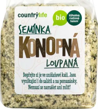 Country Life Konopná semínka loupaná Bio