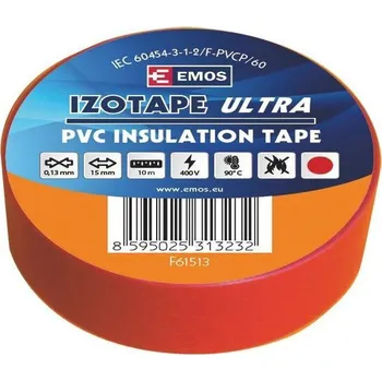 Izolační páska Izolační páska PVC 15/10 červená