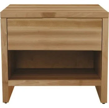 Jídelní stůl ImportWorld Noční stolek Valentin masiv - buk v45 x š50 x h35 cm (Barva dřeva: Rustikal)