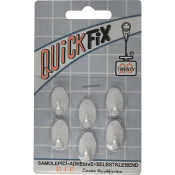 Věšák Háček samolepící Quickfix Typ 5 blistr bílý