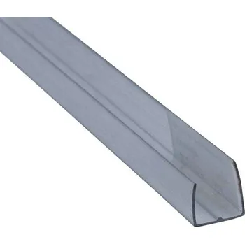 Stavební profil Plastový profil Bravo LPU pro polykarbonátové desky 4 mm délka 2,1 m
