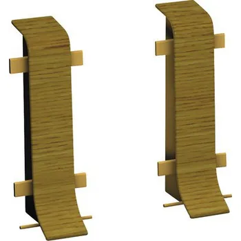 soklová lišta Spojky 2ks ke kanálkové liště, KSL50 , dub Montana, 50 mm