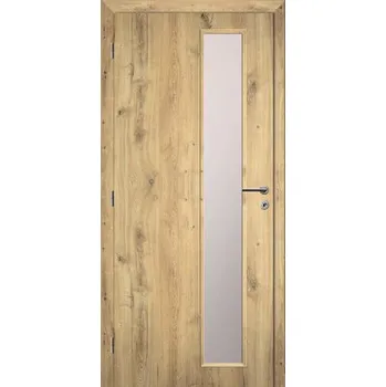 Interiérové dveře Solodoor Zenit 22 prosklené 60 L dub natur