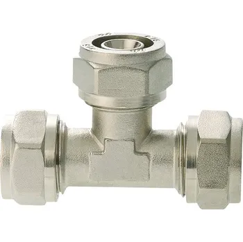 Instalatérský materiál AL-PEX T-kus 16x16x16 - šroubovací