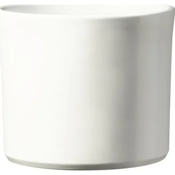 Květináč Obal na květináč keramický Miami Ø 18 x 15 cm bílý