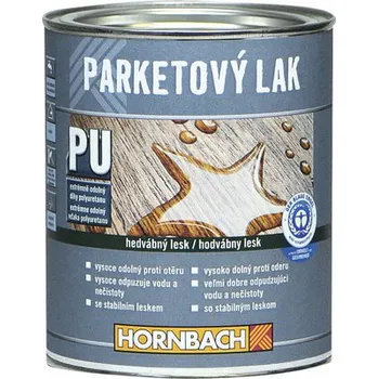 barva a nátěr na dřevo Lak na parkety hedvábný lesk 0,75 l