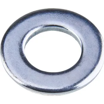 Matice Podložka plochá Ø 10 střední, zinek bílý, 50ks