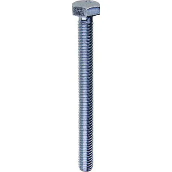 Šroub Metrický šroub šestihranná hlava M8x50,pevnost 8,8, zinek bílý, 75ks