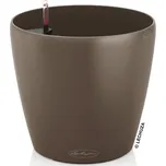 Samozavlažovací květináč Lechuza Classico Color plast Ø 43 x 40 cm hnědý