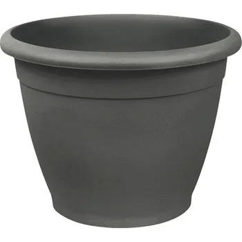 Květináč Květináč plastový Naxos Ø 46 cm antracit