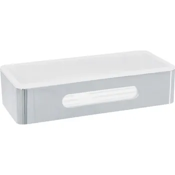 Koupelnový nábytek Sprchový koš obdélník 25x11x5,8 cm nerez