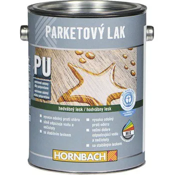 barva a nátěr na dřevo Lak na parkety hedvábný lesk 2,5 l