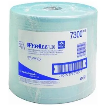 Utěrka Kimberly-Clark WYPALL* L30 Utěrky, velká role, modrá, 38x23,5cm, 1role/500útr.