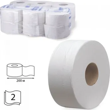 Toaletní papír Kimberly-Clark Toal. papír Scott Jumbo,2vrs., 200m, 12rolí/bal.