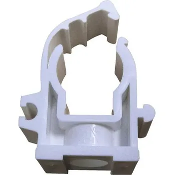 PVC příchyt jednoduchý pro Cu trubku 28 mm