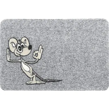 Rohožka Vnitřní rohožka Myš rypsová 40 x 60 cm