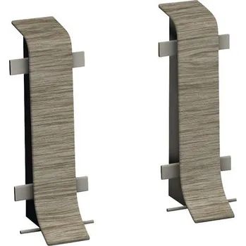 soklová lišta Spojky 2ks ke kanálkové liště, KSL50 , akát vintage, 50 mm