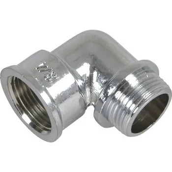 Fitinka Koleno 90° vnitřní-vnější závit 3/8"x3/8" chrom